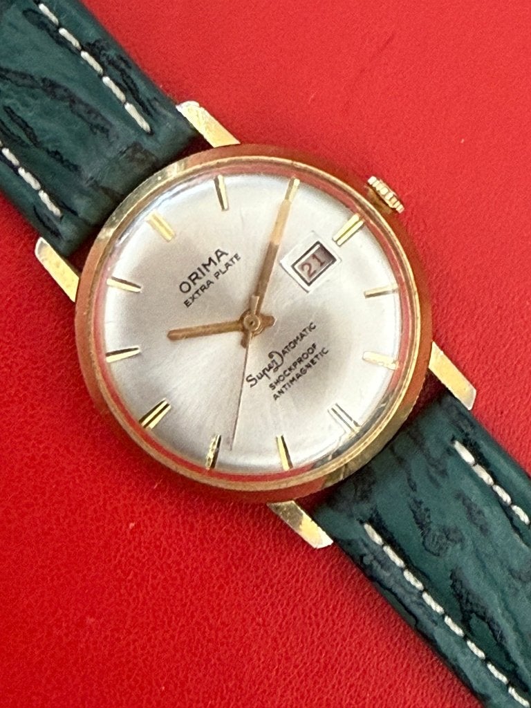 Orima Vintage Horloge, Overige merken, Staal, Polshorloge, Ophalen of Verzenden