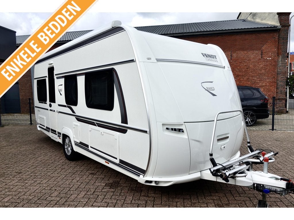 Fendt Bianco Life Style 515 SG Mover Airco Luifel Alu-Fiber, Caravans en Kamperen, Caravans, Rondzit, Bedrijf, 1250 - 1500 kg