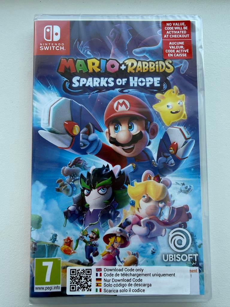 Nintendo Switch – Mario + Rabbids Sparks of Hope (Nieuw), 1 speler, Zo goed als nieuw, Vanaf 7 jaar, Ophalen