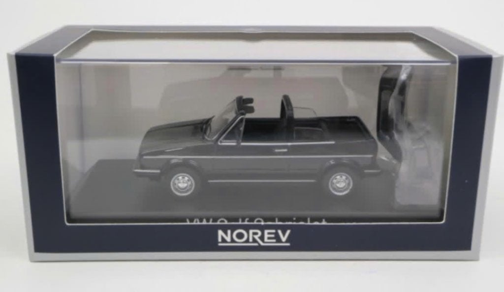 Volkswagen Golf Cabriolet 1981 ZWART 1/43 NOREV ref: 840074, Hobby en Vrije tijd, Modelauto's | 1:43, Verzenden, Nieuw, Auto, Norev