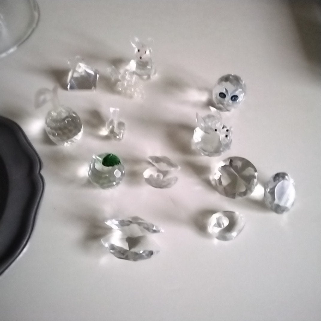 13 kristallen  miniaturen, Antiek en Kunst, Ophalen of Verzenden