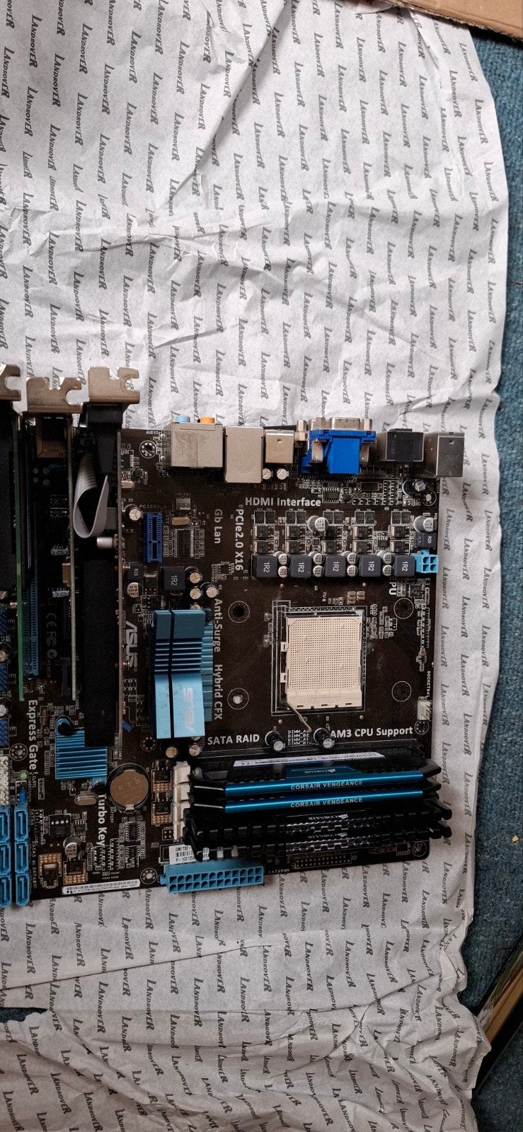 AM3 Moederbord met Nvidia Videokaart, RAM en Netwerkkaarten, Computers en Software, Videokaarten, GDDR3, HDMI, Nieuw, Ophalen of Verzenden