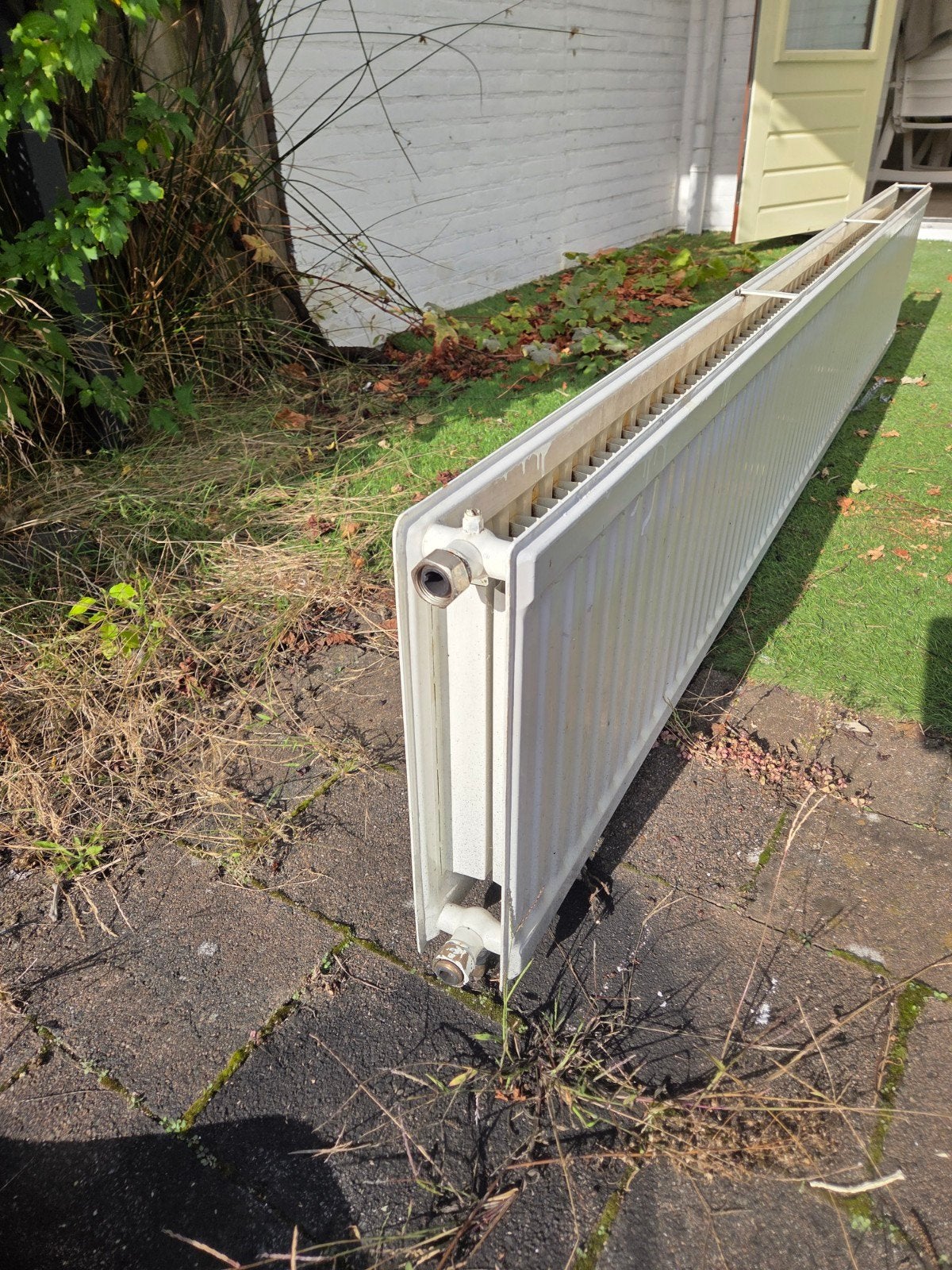 4 gebruikte radiatoren in diverse maten, Doe-het-zelf en Verbouw, Ophalen, 30 tot 80 cm, Gebruikt, Radiator