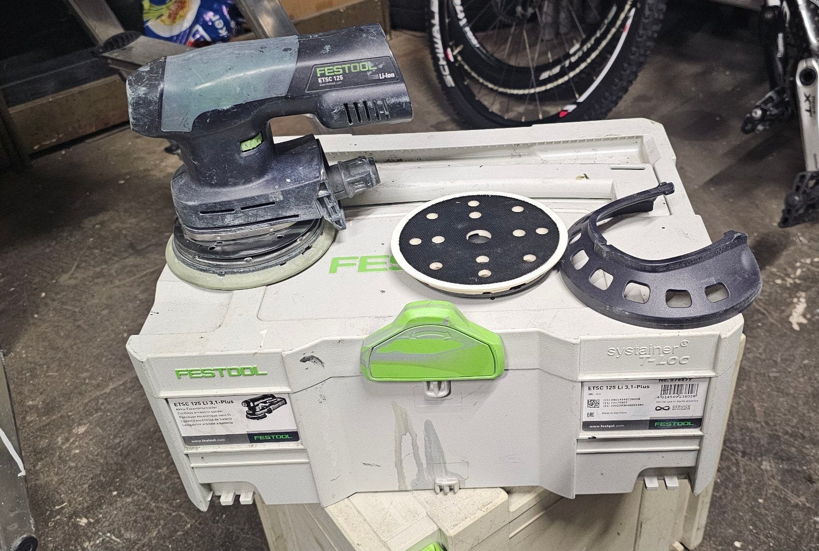 Festool ETS 125 EQ Excentrische Schuurmachine met Systainer, Doe-het-zelf en Verbouw, Ophalen, Zo goed als nieuw, Minder dan 600 watt