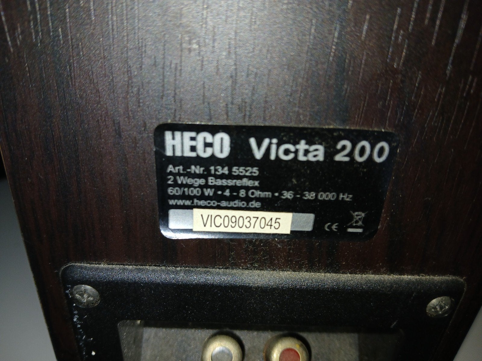 Heco Victa 200 Boekenplank Luidsprekers (set van 2), Ophalen, Minder dan 60 watt, Overige merken
