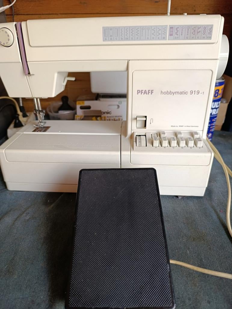 Pfaff Hobbymatic 919-1 Naaimachine, Hobby en Vrije tijd, Naaimachines en Toebehoren, Ophalen of Verzenden, Gebruikt, Naaimachine