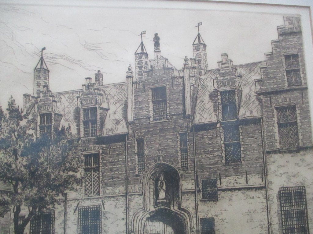 Bergen op Zoom Markiezenhof  schilderij ., Ophalen