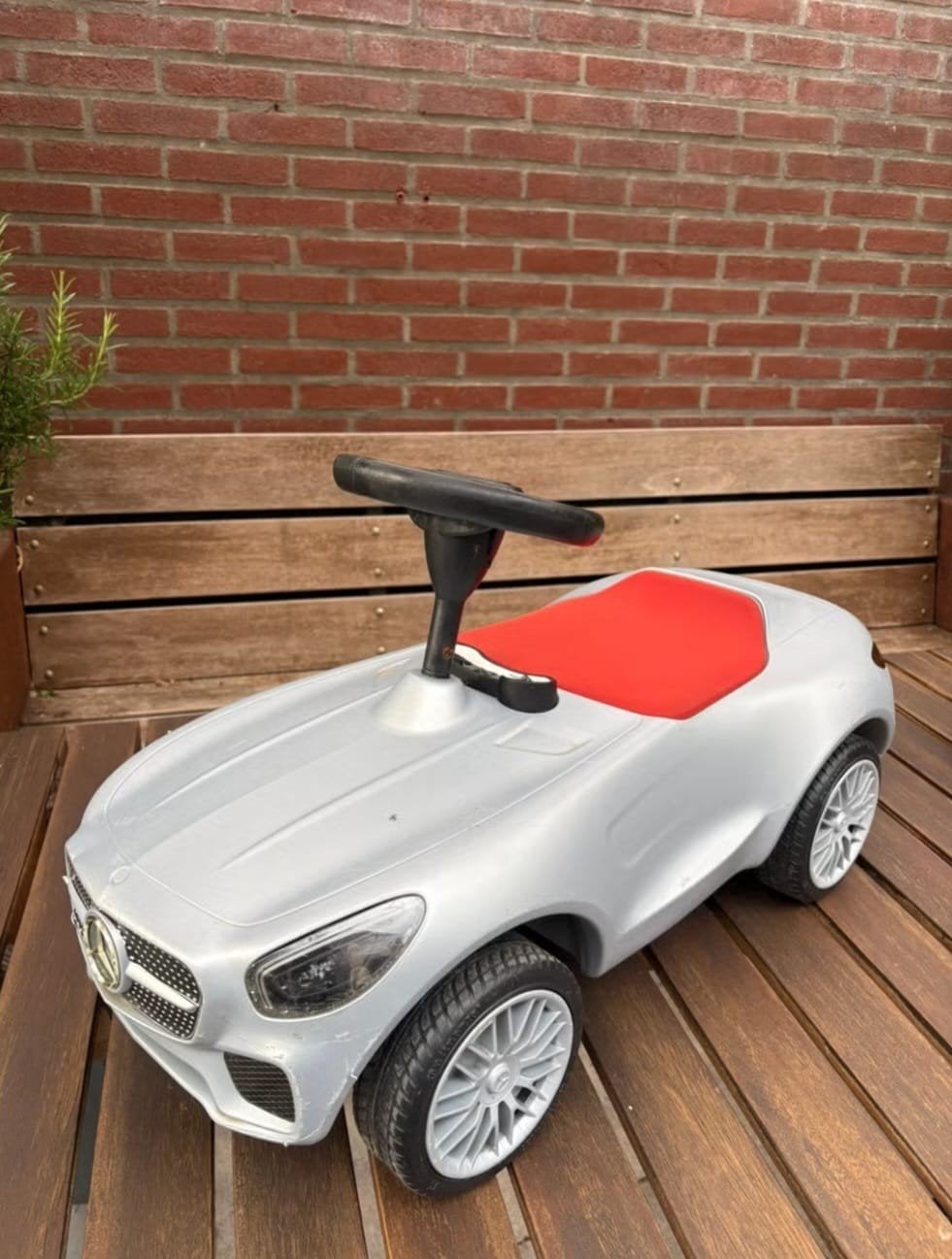 Loopauto Mercedes AMG Grijs, Ophalen, Gebruikt, Loopvoertuig