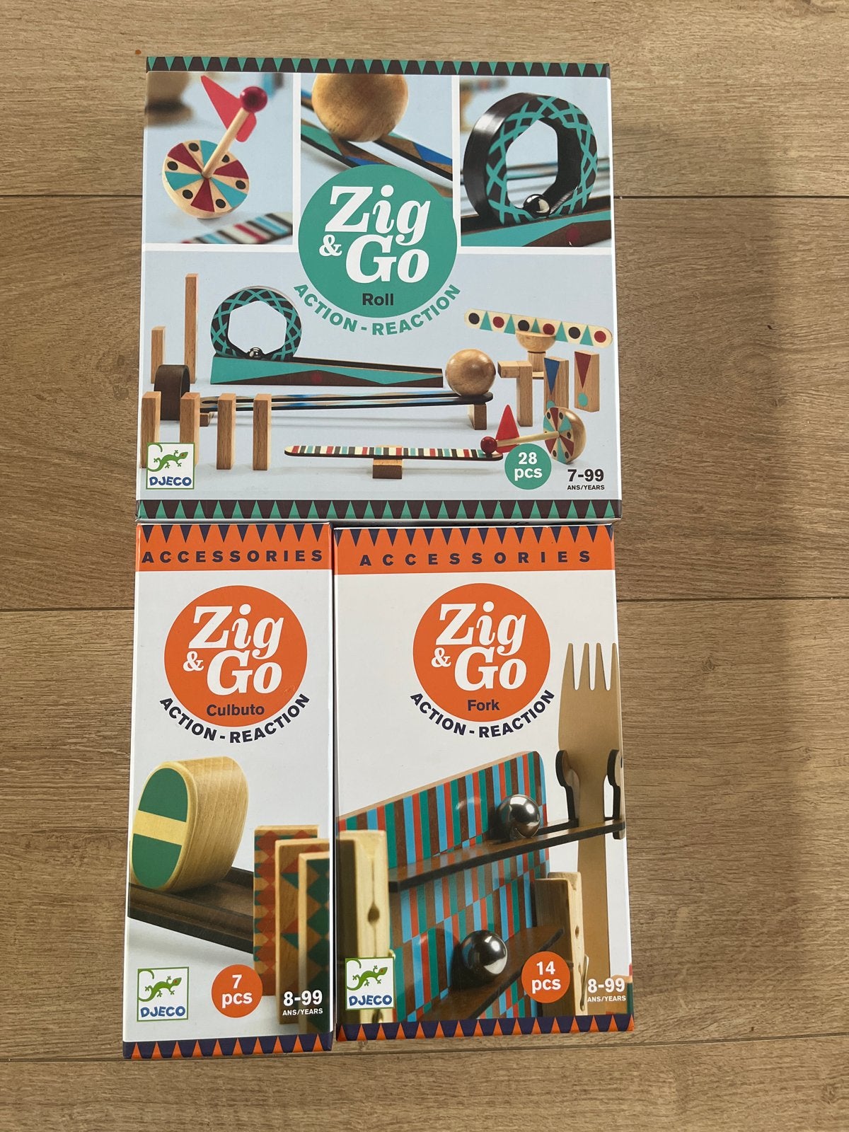 Djeco Zig & Go Kettingreactie spel - Zo goed als nieuw, Ophalen, Zo goed als nieuw, Bouwen