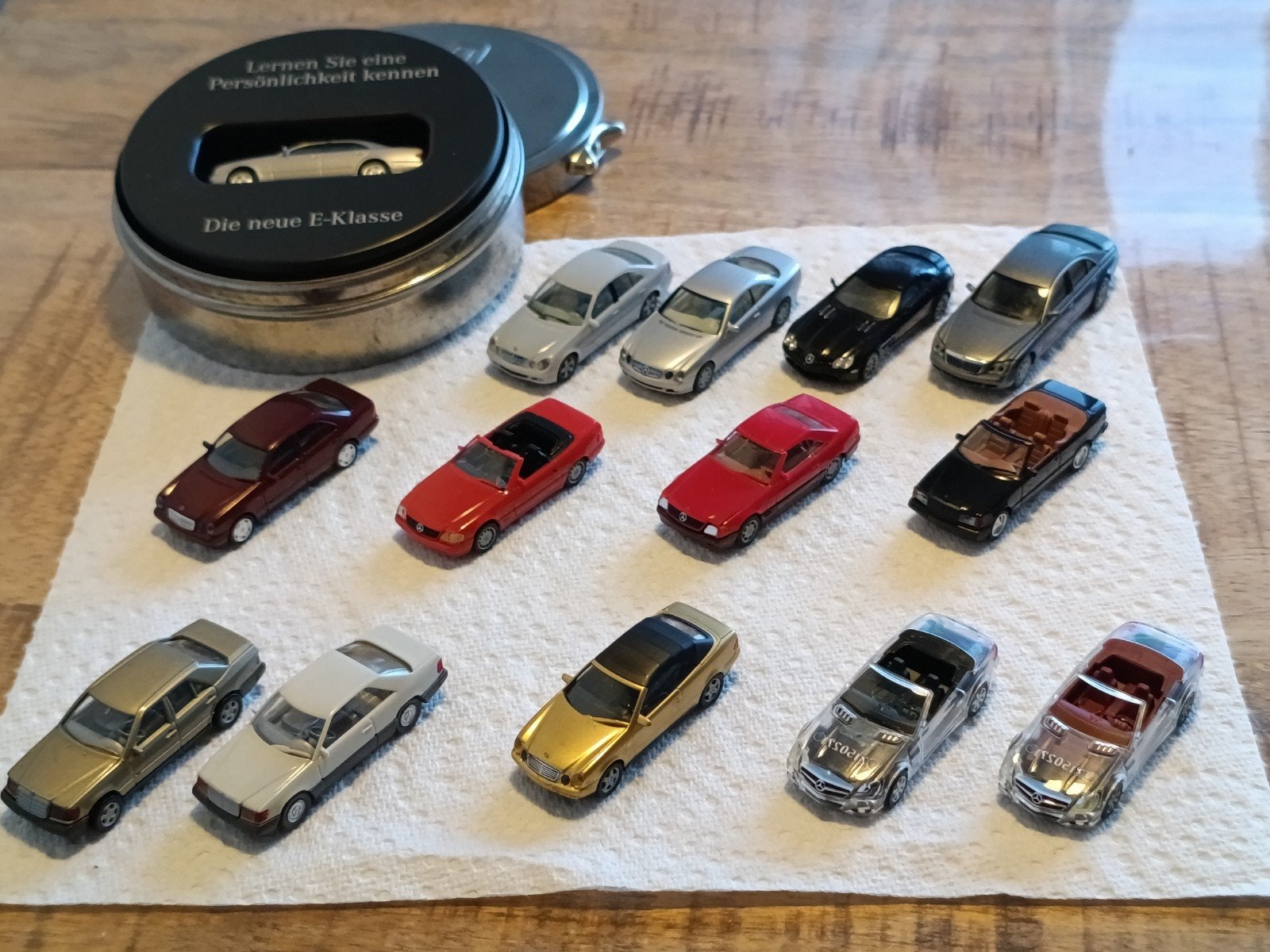 12x mercedes 1/87 modellen,herpa en wiking, Ophalen of Verzenden, Gebruikt, Auto, Herpa