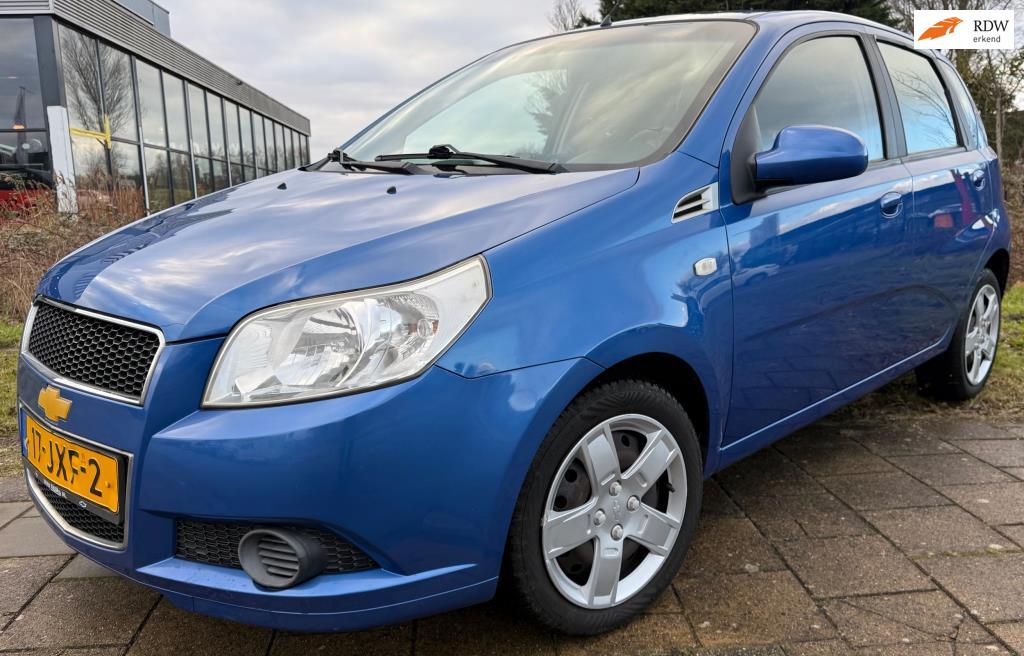 Chevrolet Aveo 1.2 16V LS B-clever NAP/99dkm/AIRCO/APK/TREKH, Auto's, Voorwielaandrijving, Stof, Aveo, 4 cilinders