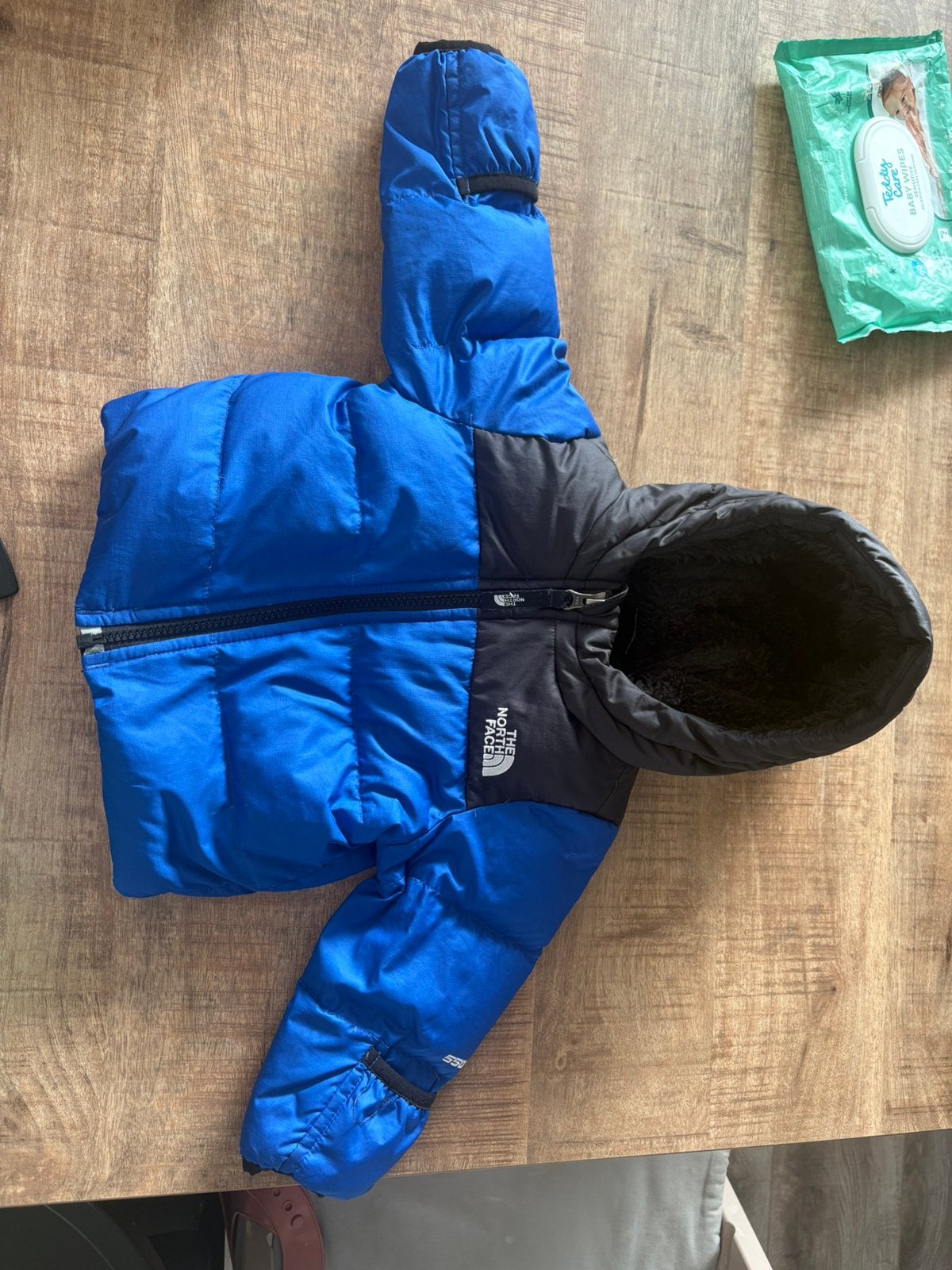 Winterjas north face baby, Ophalen of Verzenden, Zo goed als nieuw, Jongetje, Jasje
