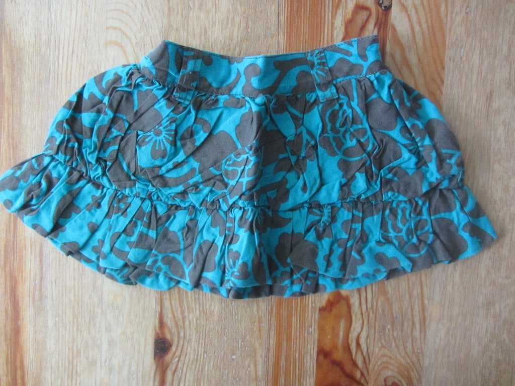 Groen/grijs rokje Hema maat 98-104, Ophalen of Verzenden, Zo goed als nieuw, Meisje, Jurk of Rok