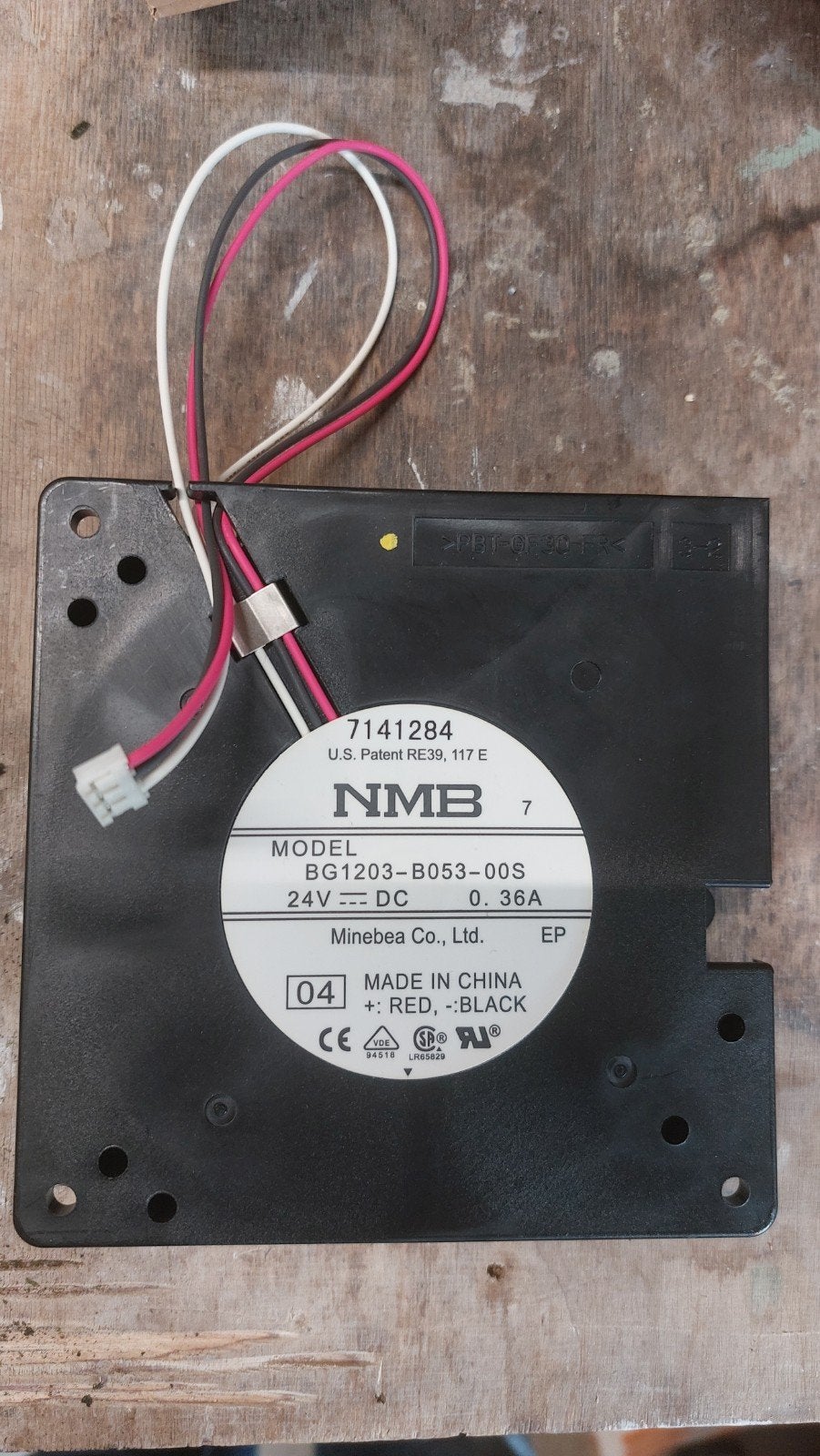 NMB BG1203-B053-00S Blower Fan 24V DC 0.36A, Ophalen of Verzenden, Gebruikt