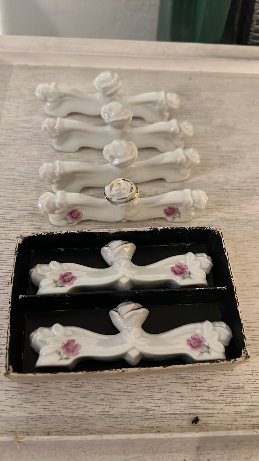 4x prachtige messenleggers bloem