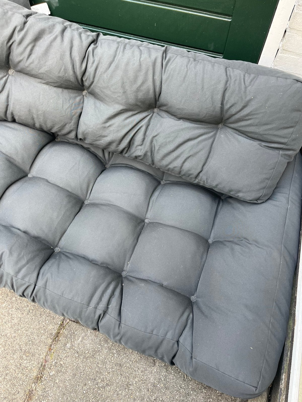 1 set pallet kussens, Ophalen, Zo goed als nieuw