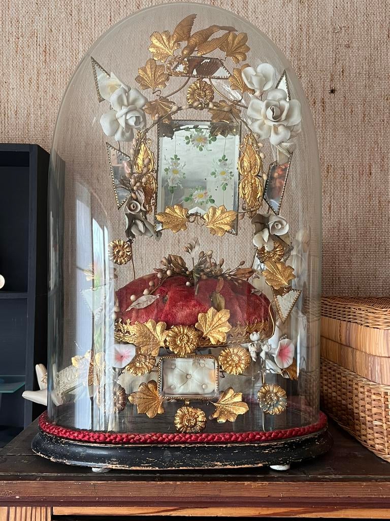 Globe de marriage - dome de mariée, Antiek en Kunst, Antiek | Overige Antiek, Ophalen of Verzenden