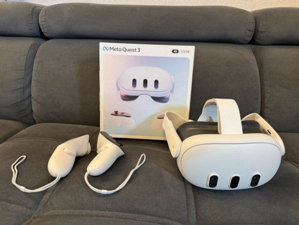 Meta Quest 3 512GB, Spelcomputers en Games, Virtual Reality, Ophalen of Verzenden, Zo goed als nieuw, Overige platformen