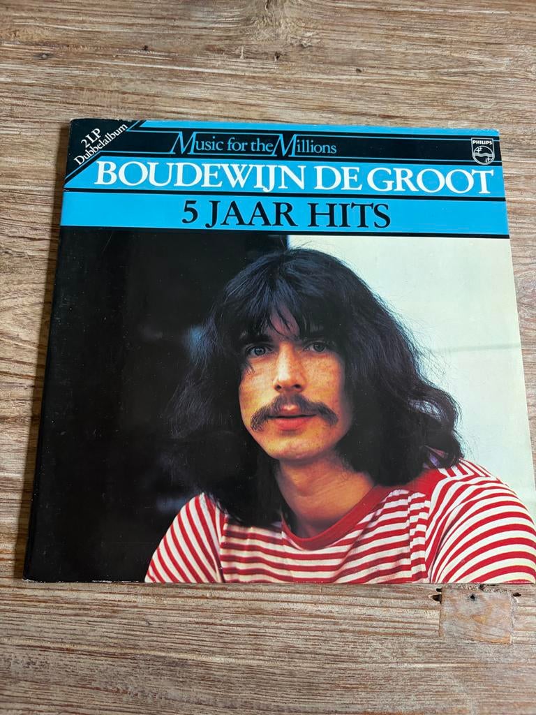 Boudewijn de Groot - 5 Jaar Hits (2LP Dubbelalbum), Cd's en Dvd's, Vinyl | Nederlandstalig, Gebruikt, Ophalen of Verzenden, Levenslied of Smartlap