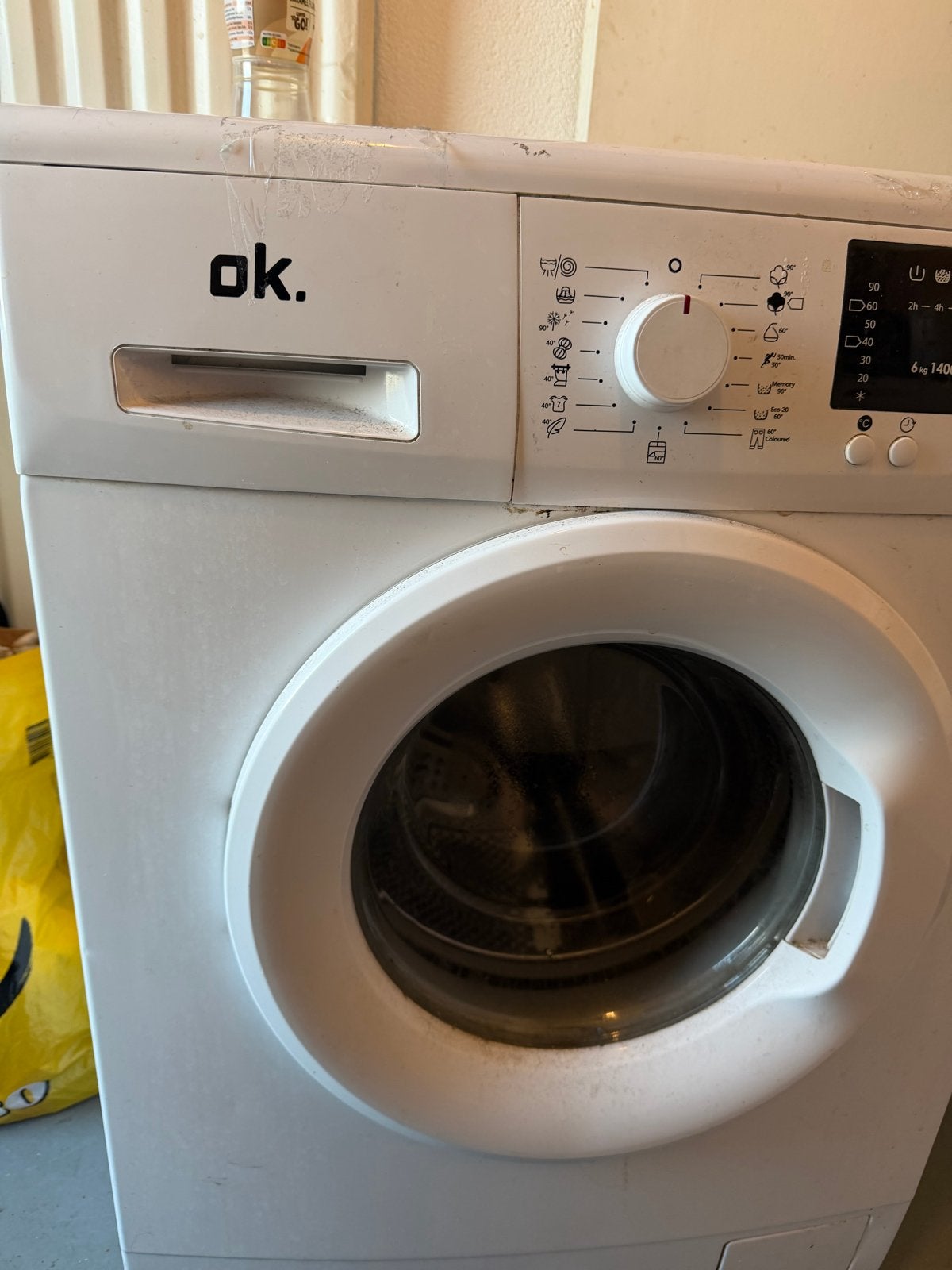 Gratis Wasmachine, Witgoed en Apparatuur, Wasmachines, Ophalen, Gebruikt, Voorlader, 85 tot 90 cm