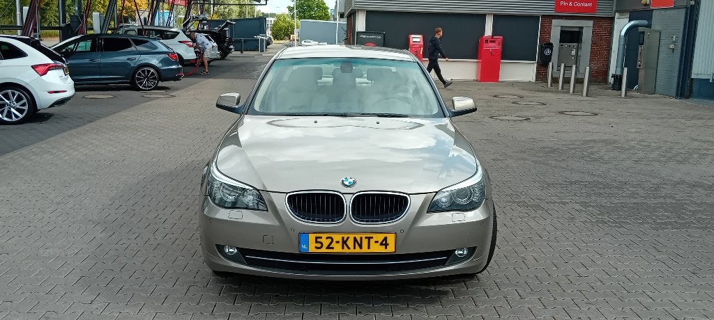BMW 5-Serie 2.0 520I AUT 2010 Beige APK mei 2027, Auto's, BMW, Automaat, Euro 5, Achterwielaandrijving, Beige