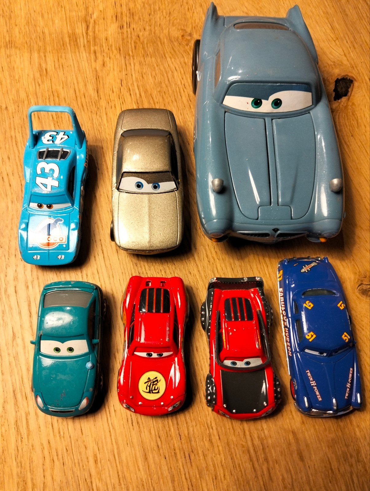 Partij van 7 cars auto's, Ophalen