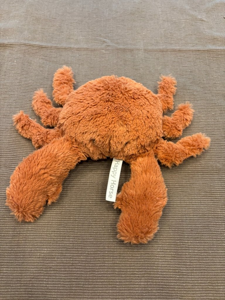 Happy horse knuffel krab claude bruin - zo goed als nieuw!, Overige karakters, Ophalen of Verzenden, Zo goed als nieuw, Wasbaar