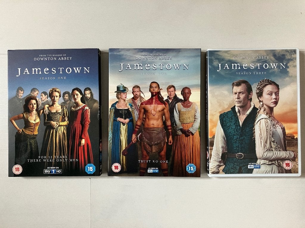 Jamestown 3 dvd-boxen - 3 series - 8 dvds, Engels, Vanaf 16 jaar, Seizoen 1, Engels