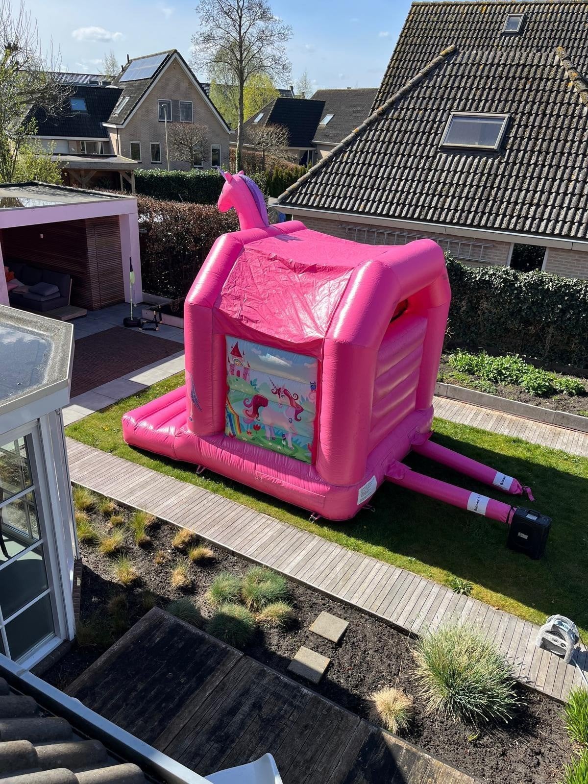 Unicorn springkussen te huur!, Ophalen of Verzenden, Nieuw