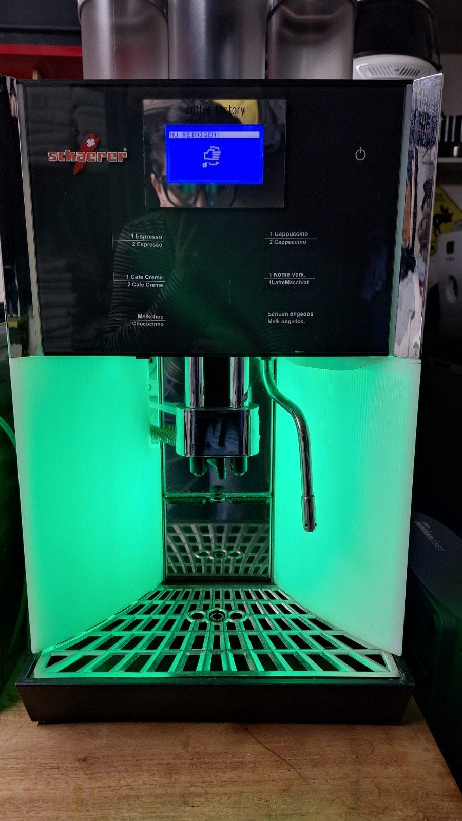 schaerer coffee machine automaat, 10 kopjes of meer, Ophalen, Zo goed als nieuw, Koffiemachine