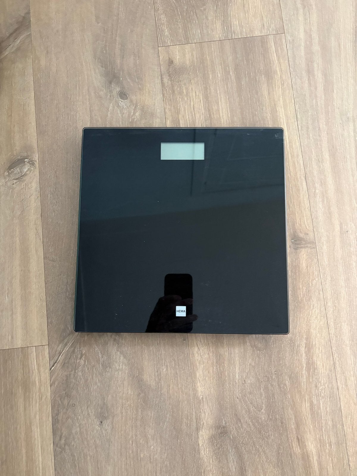 HEMA Digitale Personenweegschaal 28x28cm, Witgoed en Apparatuur, 1 tot 500 gram, 100 kg of meer, Ophalen of Verzenden, Personenweegschaal