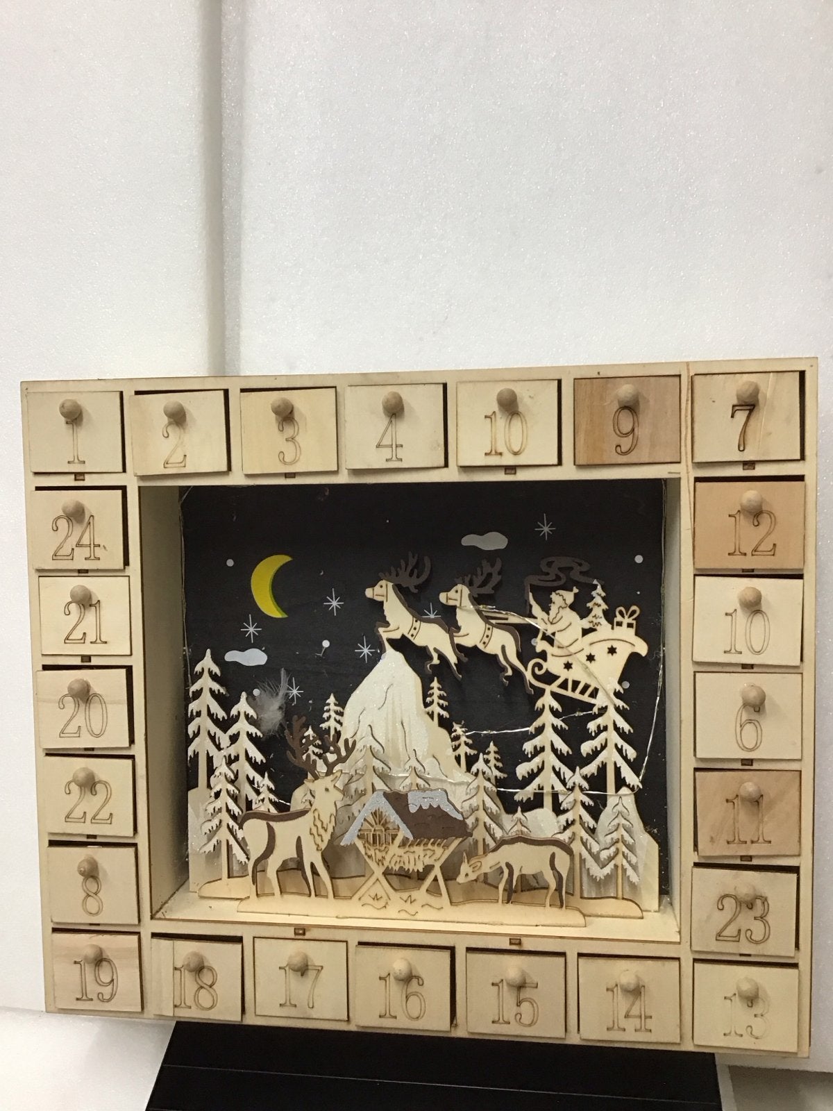 Advent 3D schilderij, Ophalen of Verzenden, Zo goed als nieuw