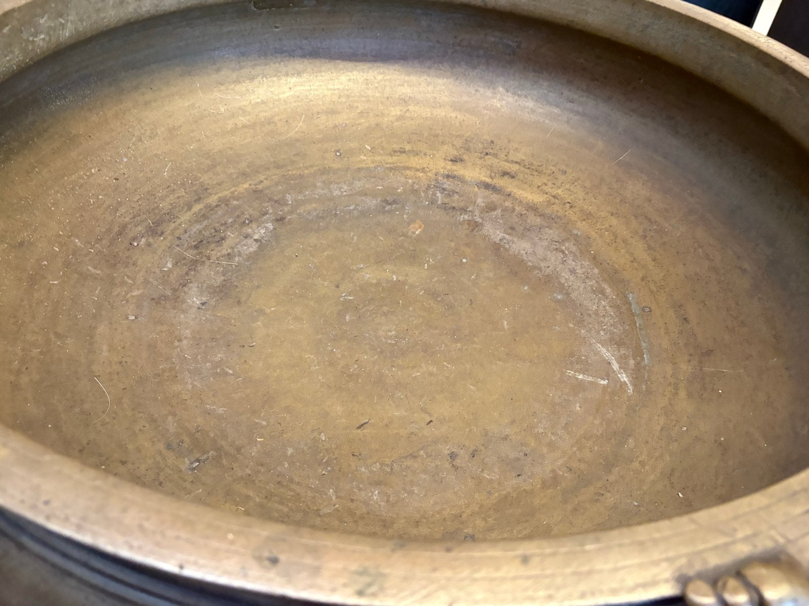 Antieke Bronzen Kom met Handvatten zeldzaam India, Ophalen, Brons