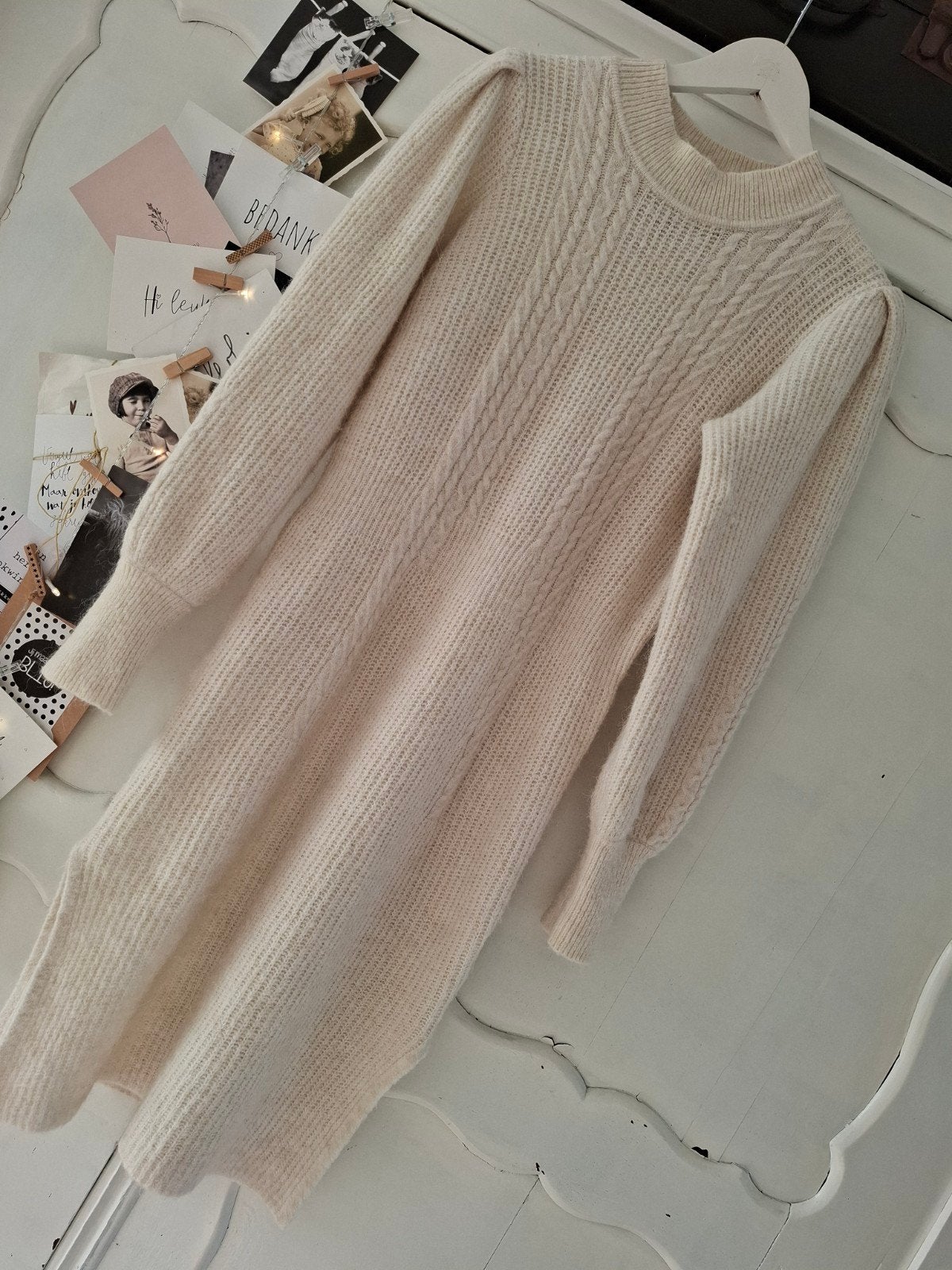 Genreide knitted. Lange trui jurk. Yas. Geisha. Costes. M/L., Kleding | Dames, Ophalen of Verzenden, Nieuw, Boven de knie