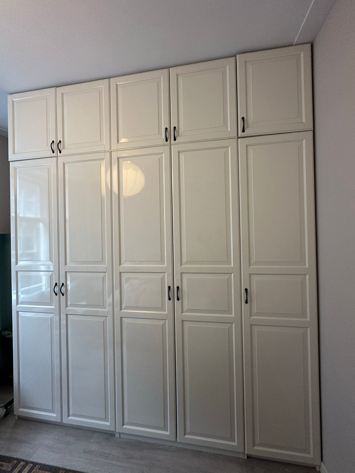 IKEA PAX garderobe met TYSSEDAL deuren (250x296cm), Ophalen, Overige materialen, Gebruikt, 200 cm of meer