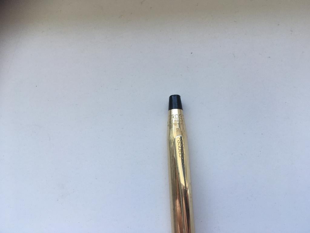 cross 1/20 12kt rolled gold pen, Ophalen of Verzenden, Balpen, Cross