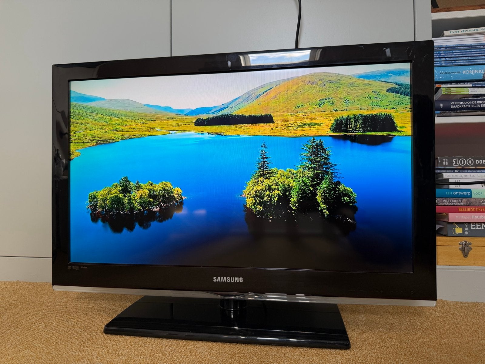 Samsung LE32C530F1W 32 inch Full HD LCD TV zonder afstandbed, Ophalen, Gebruikt, 50 Hz, LCD