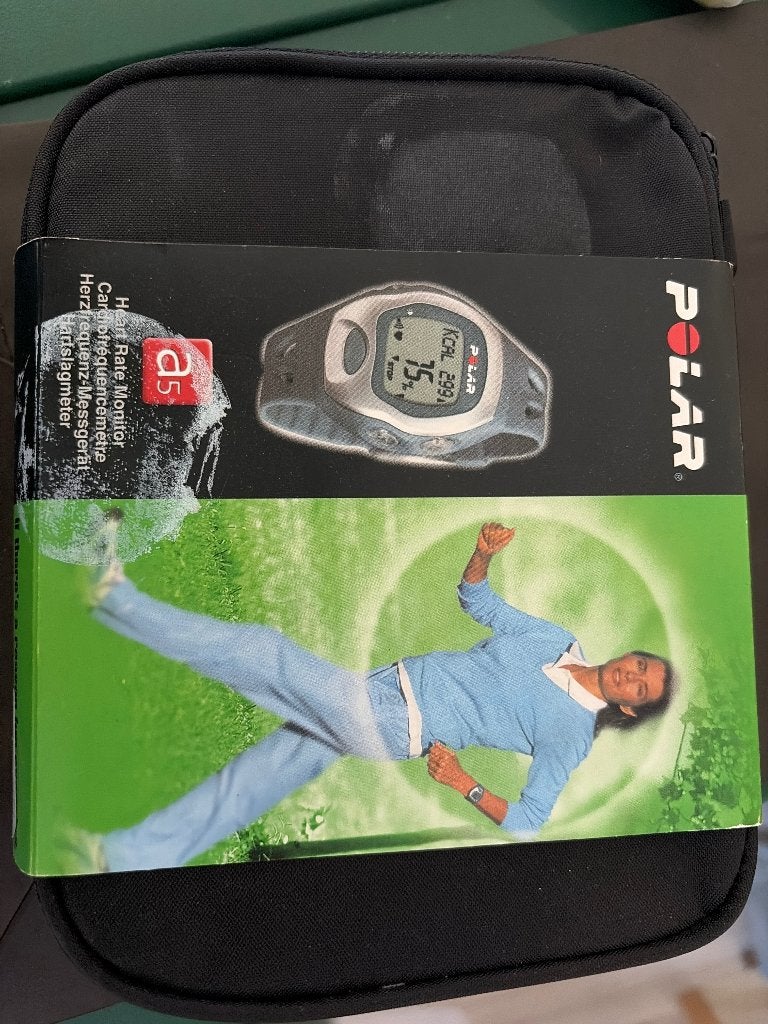 Polar A5 Hartslagmeter met borstband en handleiding, Sport en Fitness, Hartslagmeters, Ophalen of Verzenden, Nieuw, Polar, Waterdicht