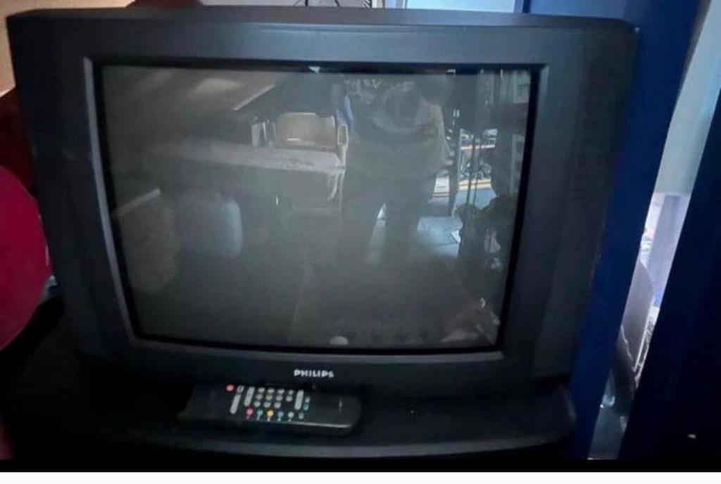 Philips CRT TV met afstandsbediening - Klassiek model, Ophalen of Verzenden, Gebruikt, 60 tot 80 cm, Philips