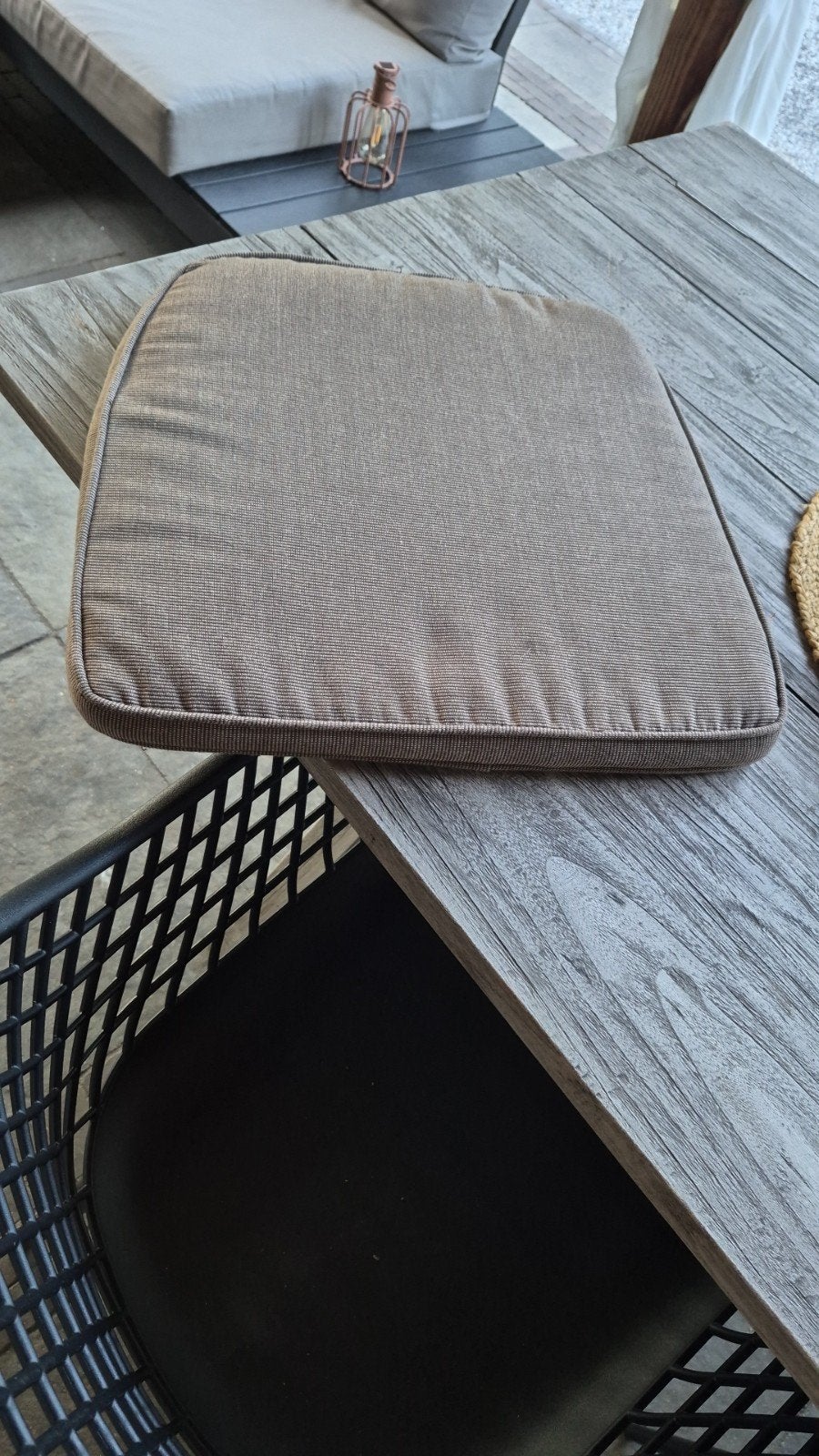 6 comfortabele zitkussens voor binnen of buiten, Ophalen of Verzenden, Gebruikt