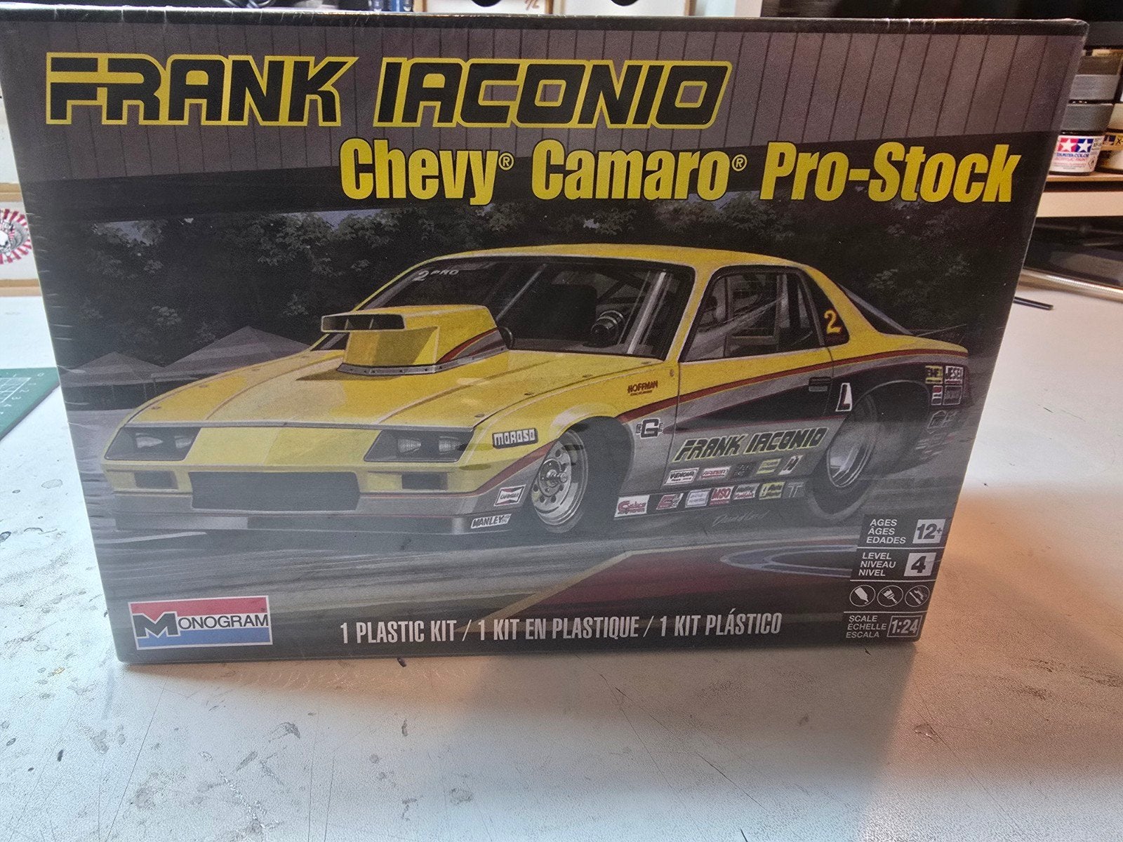 Monogram 85-4483 Frank Iaconio Chevy Camaro pro stock., Auto, Groter dan 1:32, Nieuw, Ophalen of Verzenden