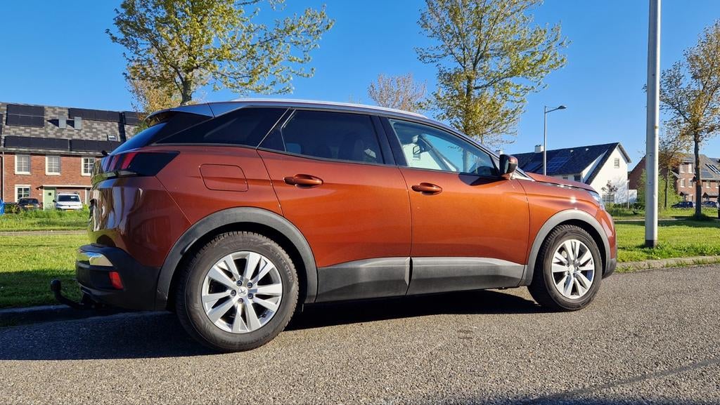Originele Peugeot velgen met zeer goede All Season banden, Ophalen, Banden en Velgen, 17 inch, All Season