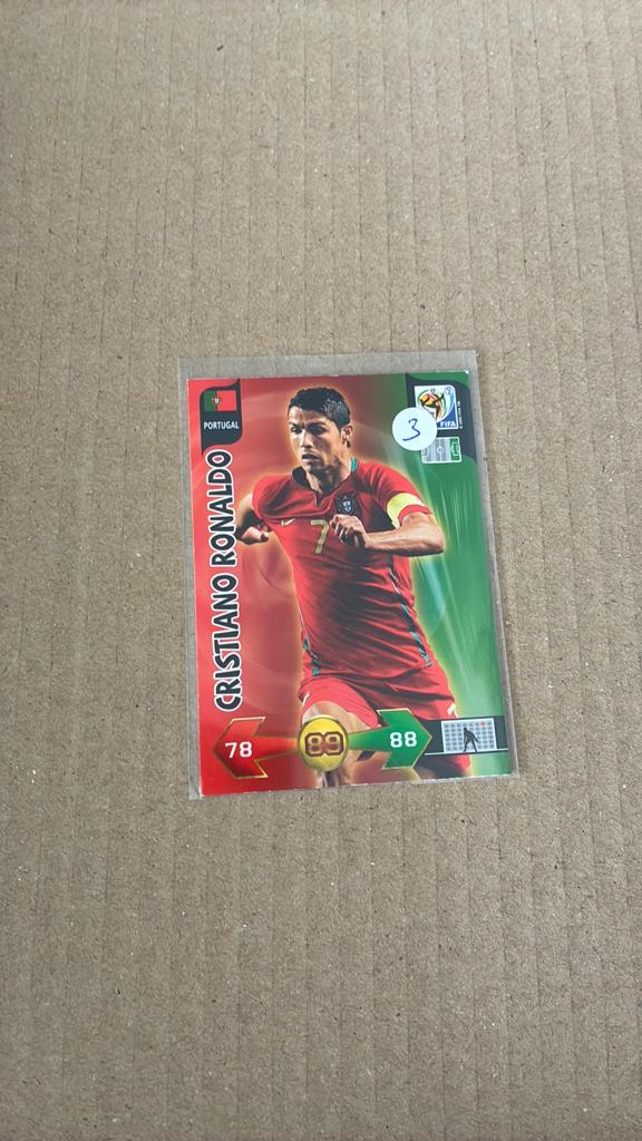 Panini card wk 2010 cristiano ronaldo, Ophalen of Verzenden, Zo goed als nieuw, Plaatje