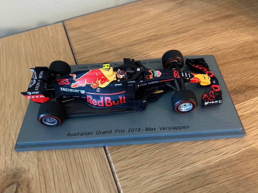✅ Max Verstappen 1:43 Australian GP 2018 RB14 Spark S6059, Ophalen of Verzenden, Nieuw, Formule 1
