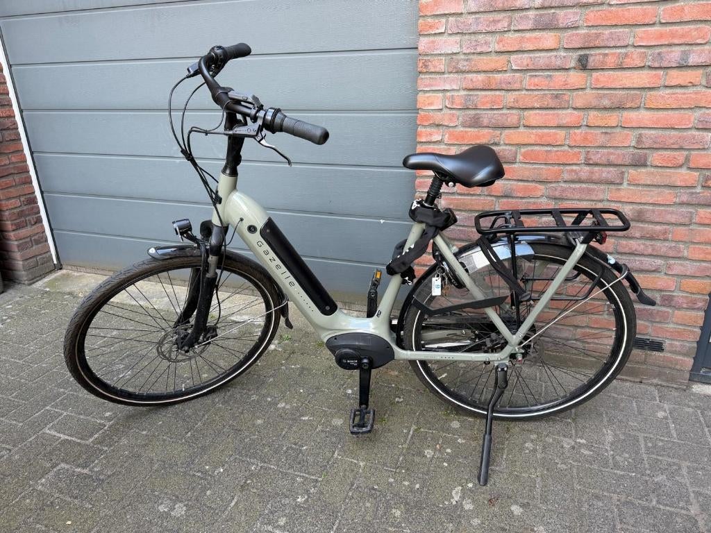 Gazelle Grenoble C7+ HMB 2024 - Groen - 899 km, Fietsen en Brommers, Elektrische fietsen, Ophalen, Zo goed als nieuw, 51 tot 55 cm