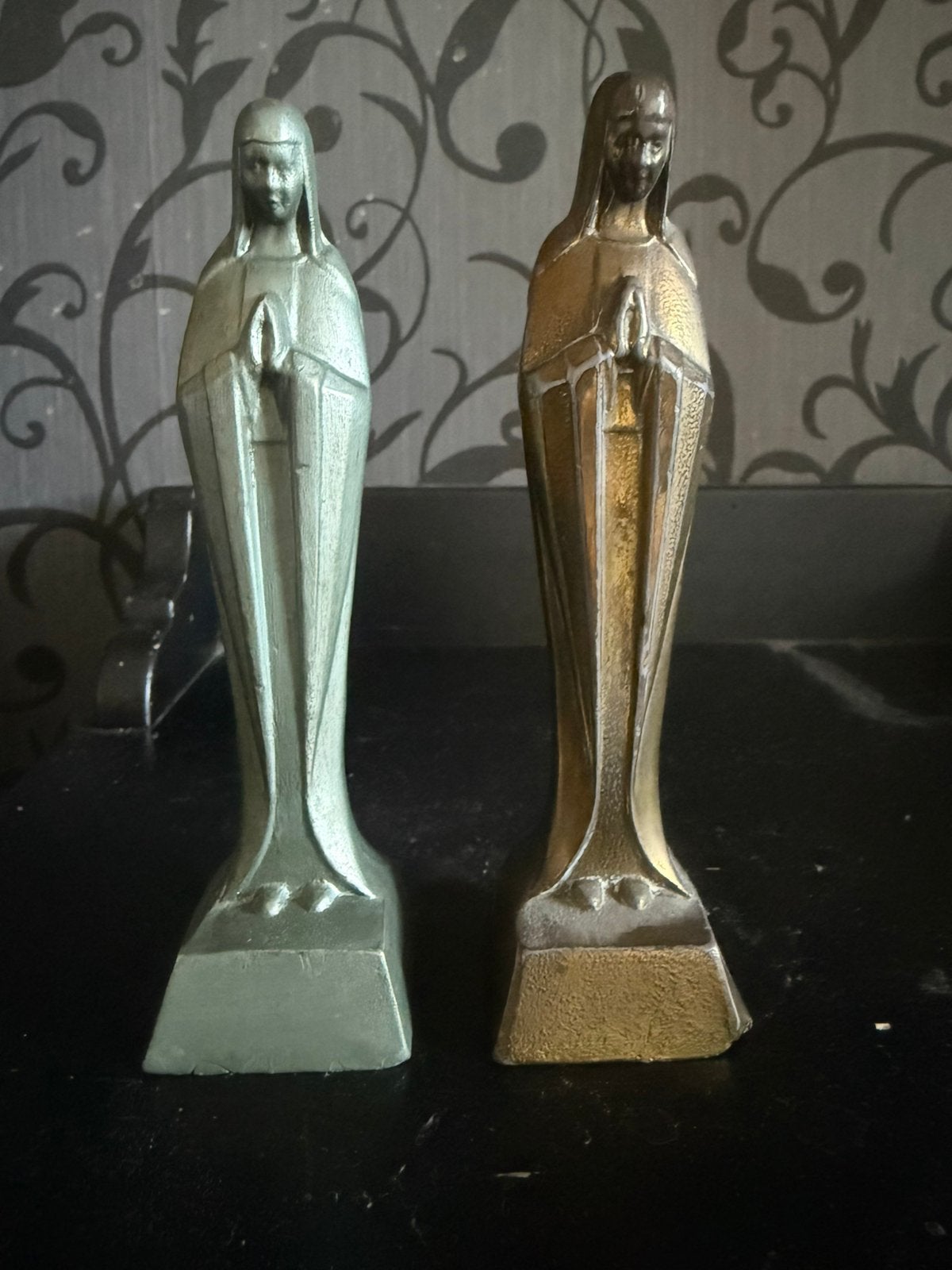 Art deco Madonna (ijzer), Antiek en Kunst, Ophalen of Verzenden