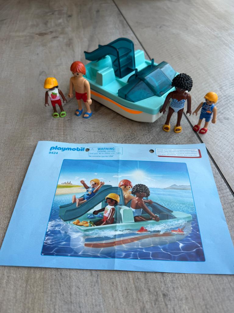 Playmobil waterfiets 9424, Ophalen of Verzenden, Gebruikt