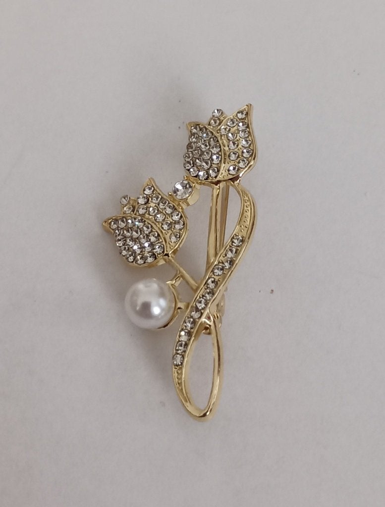 Tulpen broche, Overige materialen, 4 tot 7 cm, Overige kleuren, Nieuw