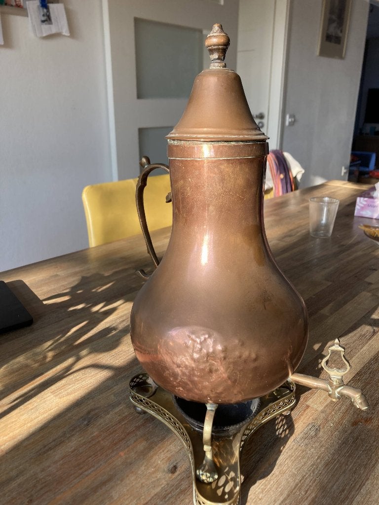 Koperen samovar, Ophalen of Verzenden, Koper