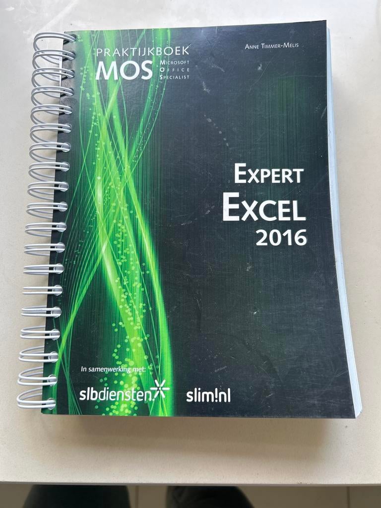 Praktijkboek MOS Expert Excel 2016, Ophalen of Verzenden, Gamma, Zo goed als nieuw, HBO